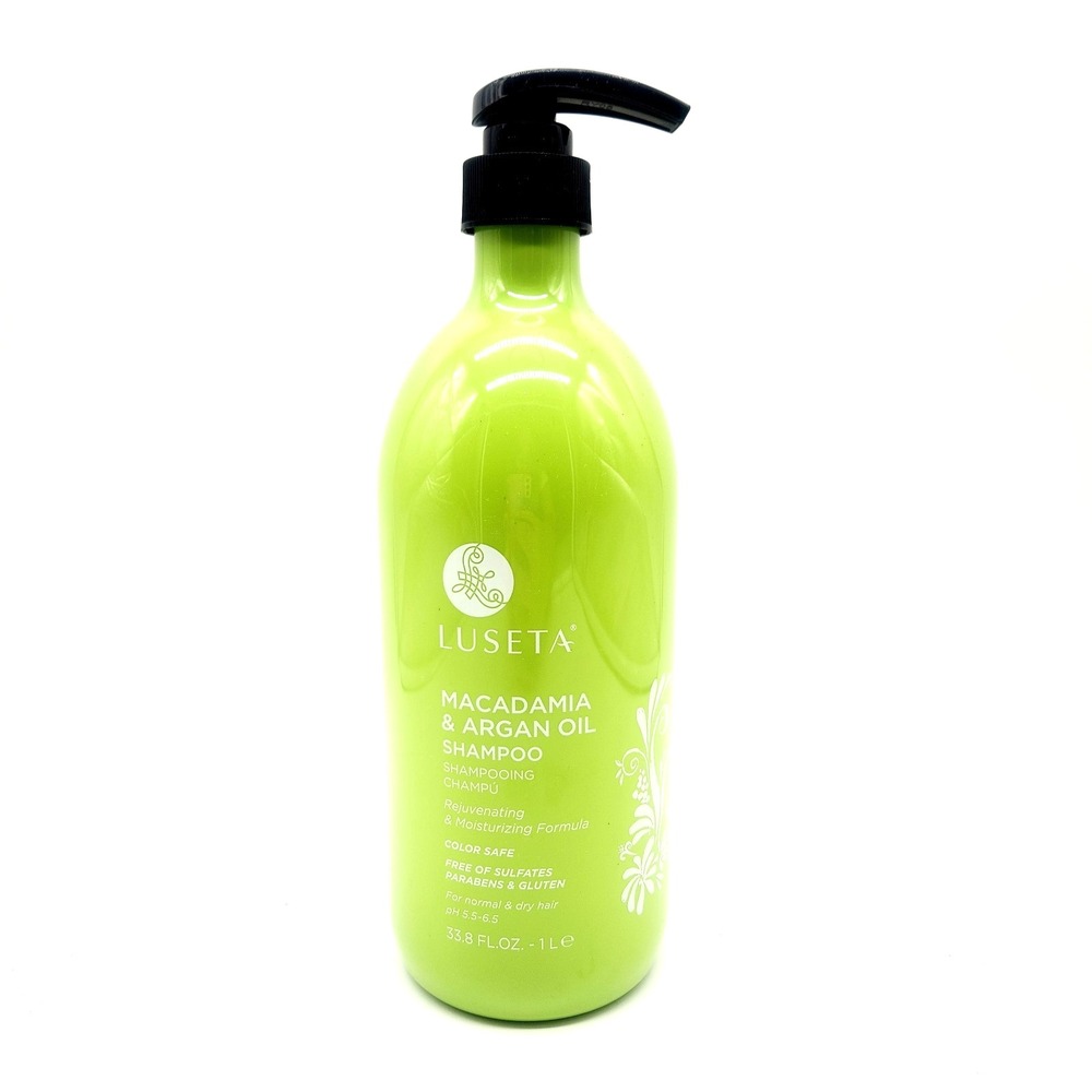 Luseta Macadamia & Argan Oil Moisturizing Shampoo 33.8oz – For Dry Hair